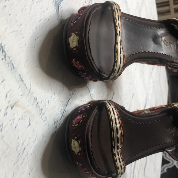 🔹Sam Edelman Boho Embellished Wedge Platform Sandals - Picture 5 of 8